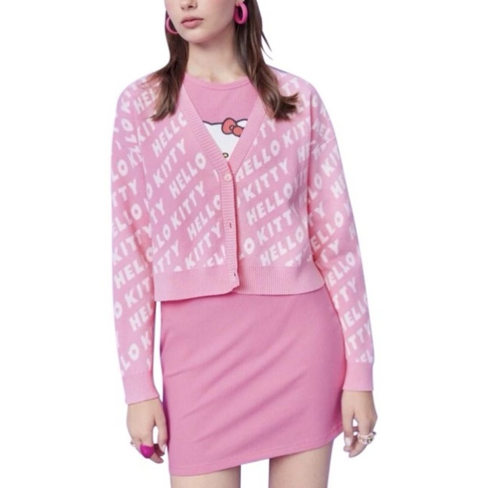 Hello Kitty Pink Cardigan